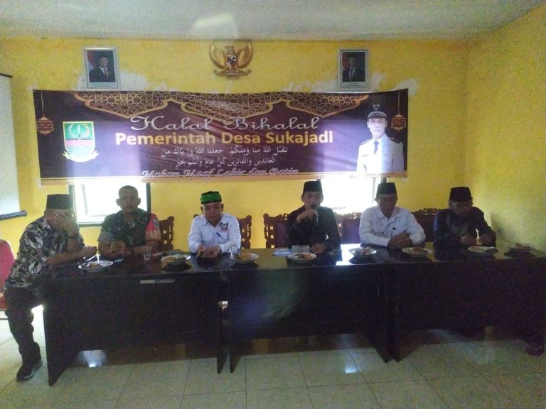 Jalin Sinergi Pascalebaran, Pemdes Sukajadi Gelar Halal Bihalal