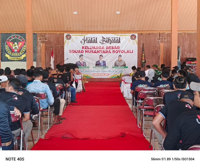 DPC Squad Nusantara Boyolali Eratkan Solidaritas lewat Halal Bihalal