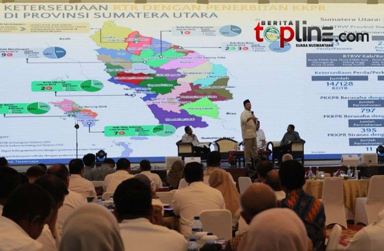 Komitmen, Menteri ATR/BPN Targetkan 2000 RDTR  Hingga Tahun 2028 Di Sumut