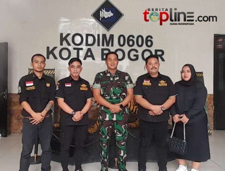 Dandim 0606/Kota Bogor dan Gibas Bahas Sinergi Lawan Premanisme