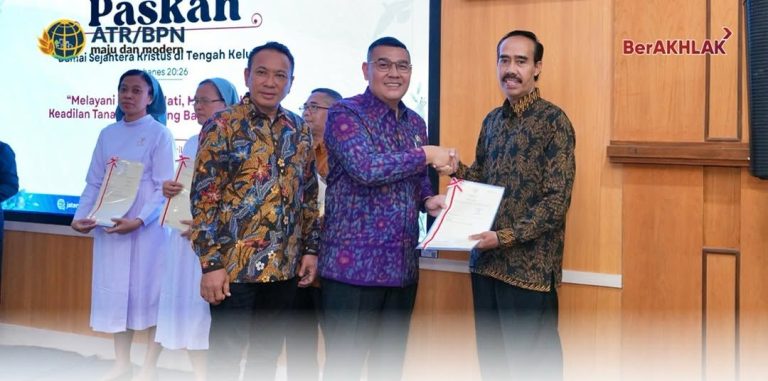 Sertifikasi Rumah Ibadah Dipercepat, 23 Sertifikat Diserahkan