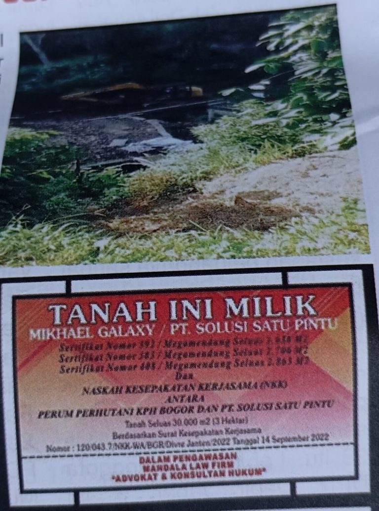 Hotel Ilegal Megamendung: Bangunan Jalan Terus, Izin Tak Jelas – PEMERINTAH TAKUT SIAPA?