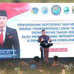 ATR/BPN Diganjar Apresiasi AHY, Serahkan Sertipikat untuk Transmigran
