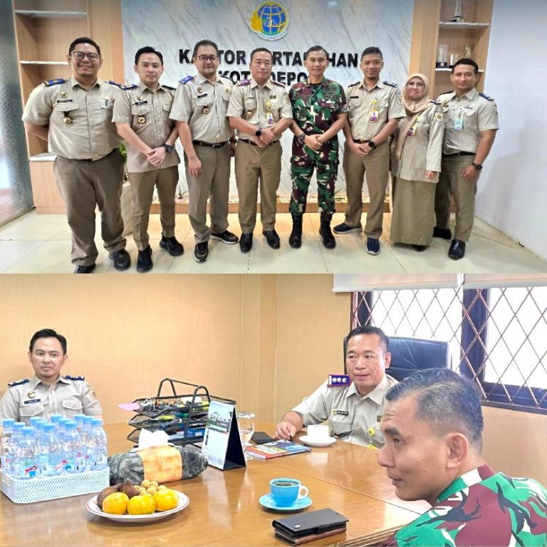 Kantor Pertanahan Depok dan Kodim 0508 Perkuat Sinergi Lintas Sektor
