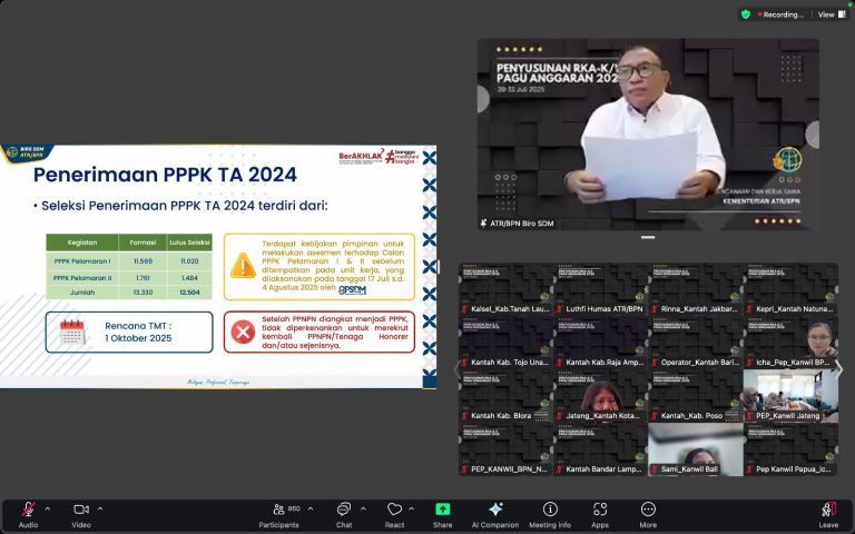 Pudji Prasetijanto Hadi Buka Penyusunan RKA-K/L 2026