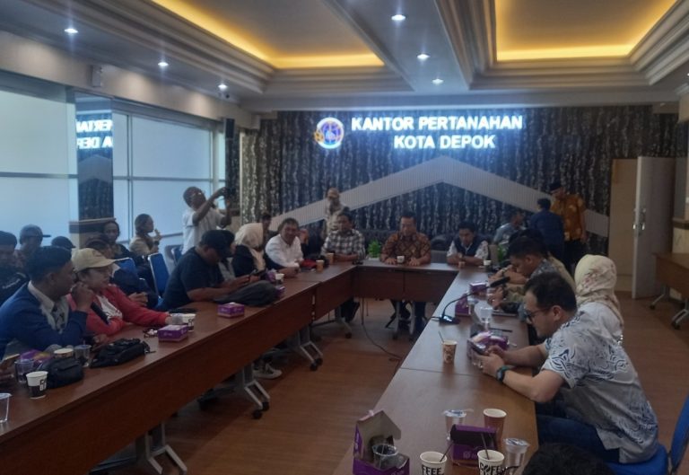BPN Depok Perkenalkan Pejabat Baru Lewat Coffee Morning Bersama Media