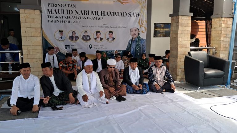 Kapolsek Dramaga Ajak Warga Jaga Kondusifitas di Peringatan Maulid Nabi 1447 H