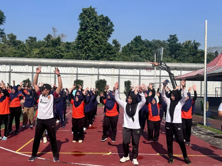 Rutan Depok Dorong Warga Binaan Sehat dan Produktif dengan Senam Rutin