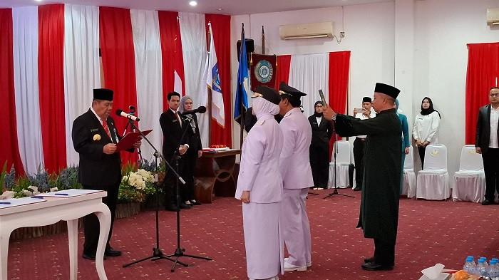 Gubernur Babel Lantik Walikota Dan Wakil Walikota Pangkalpinang Terpilih Periode 2025-2030