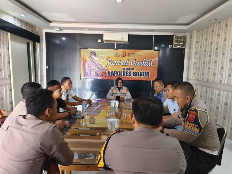 POLRES BOGOR GELAR KEGIATAN “JUM’AT CURHAT”
