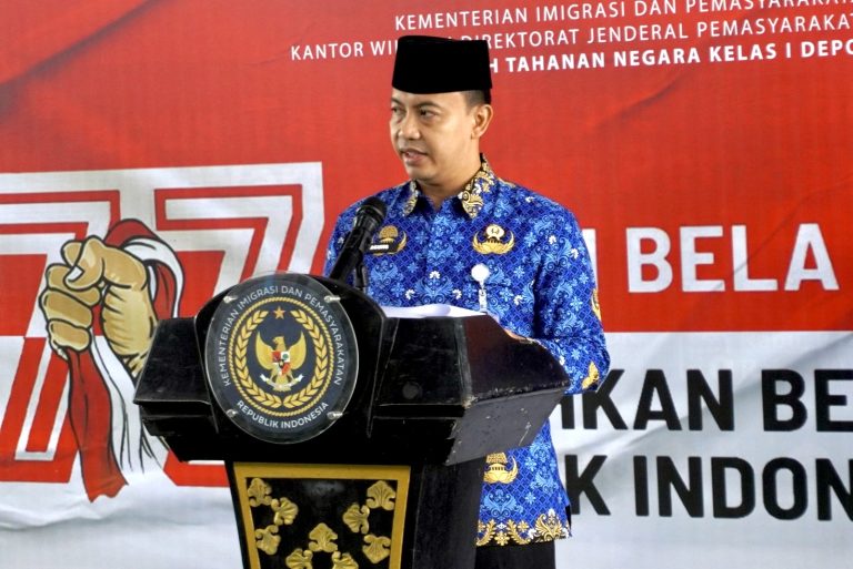 Rutan Depok Wujudkan Nilai BerAKHLAK lewat Peringatan Hari Bela Negara